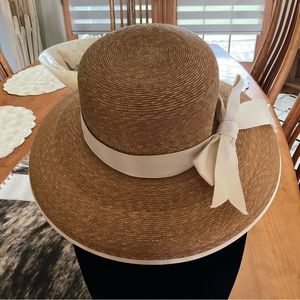 Genuine PeterBeaton Nantucket Leghorn Straw ‘Sconset Hat